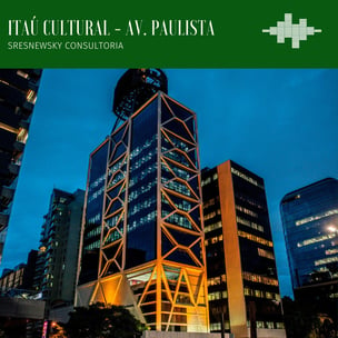 Case Sresnewsky: Itáu Cultural | São Paulo/SP - Projeto de Acústica